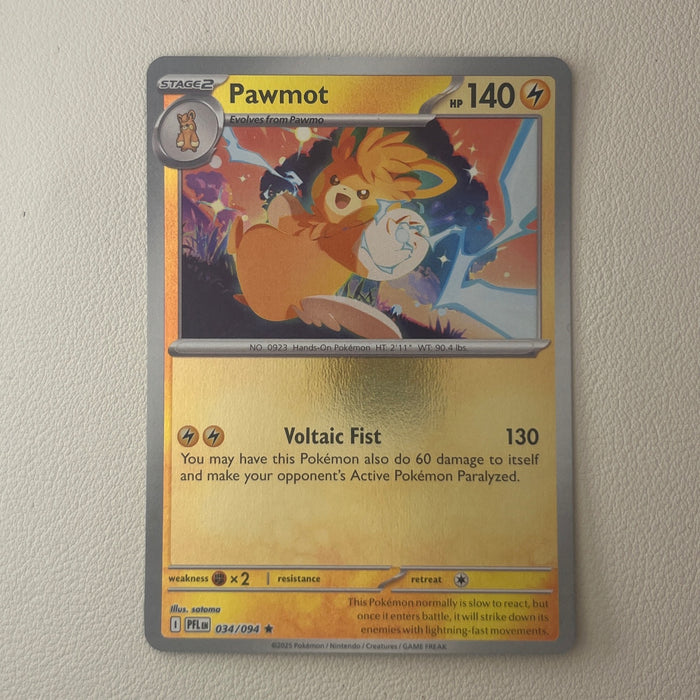 Pawmot - Reverse Holo - Phantasmal Flames 034/094