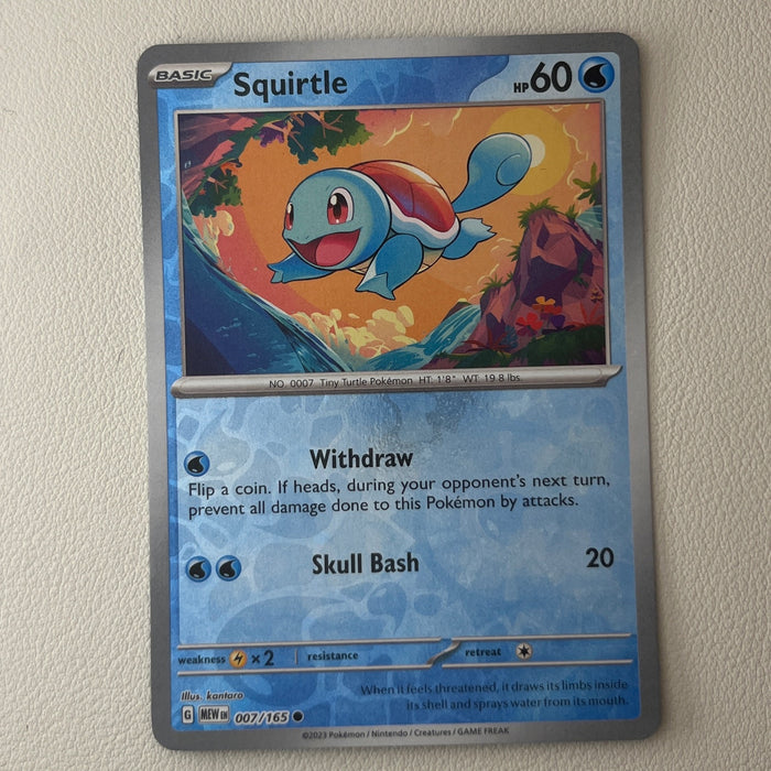 Squirtle - Cosmos Reverse Holo - 151 007/165