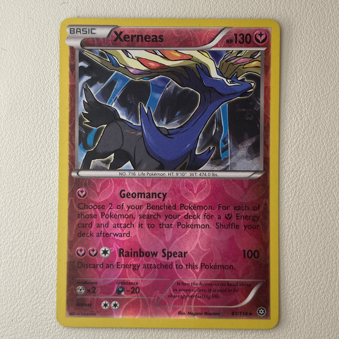 Xerneas - Reverse Holo - Steam Siege 81/114